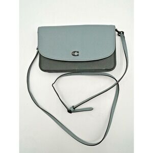 COACH Hayden Foldover Crossbody Clutch Purse Bag Teal And Green Adjustable Strap